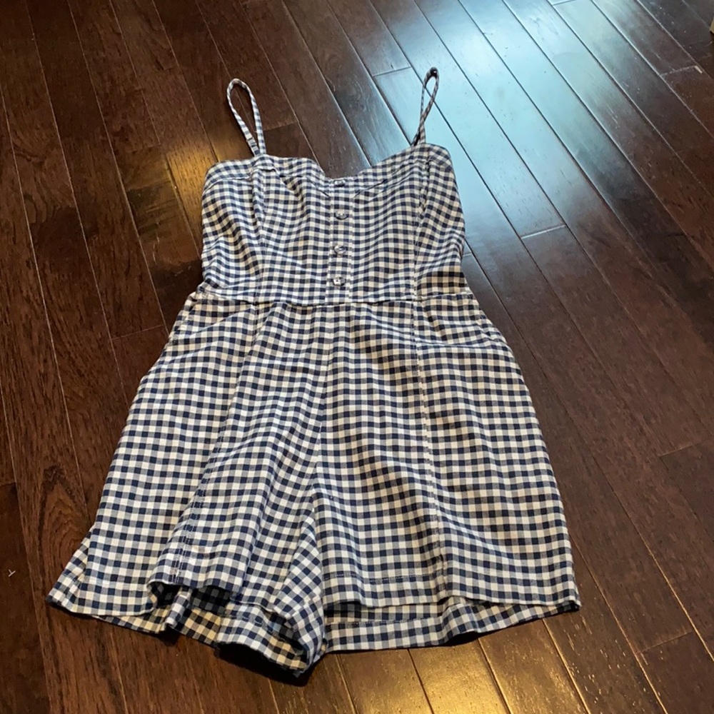 Abercrombie Gingham Romper
